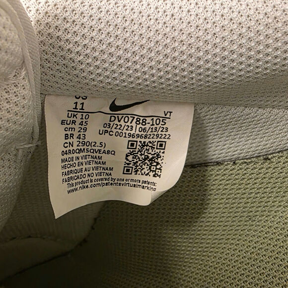 Nike Air Force 1 ‘07 LV8 Men’s 11 White Light Menta DV0788-105 - Picture 7 of 7